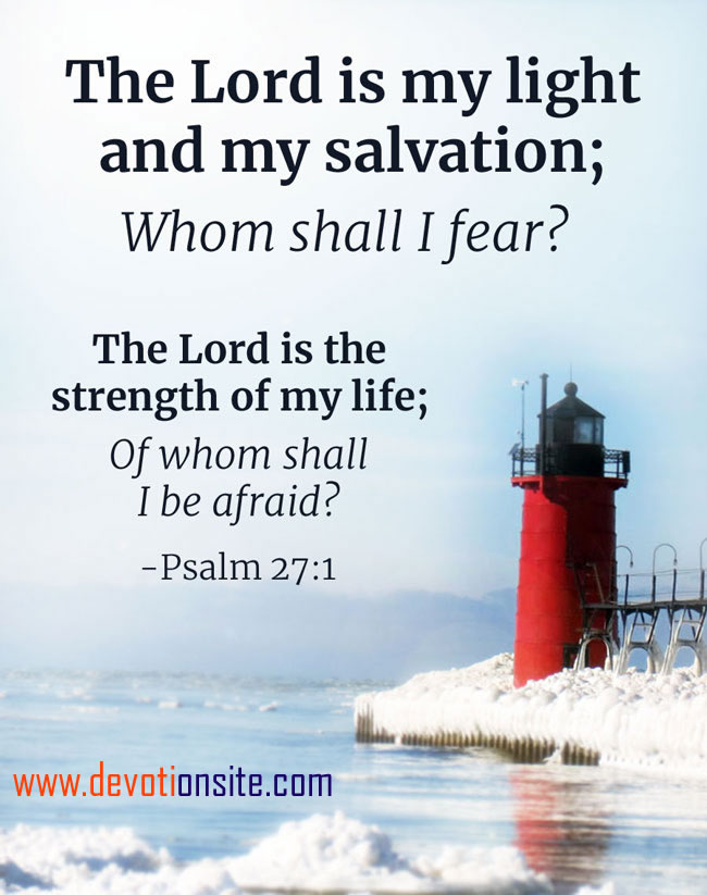 Daily Bible Verse:- Lord is my light