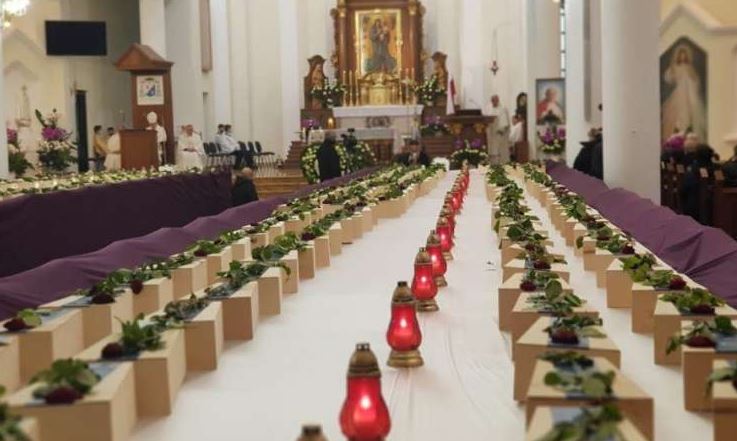 Funeral Mass for 640 unborn children is held in Poland