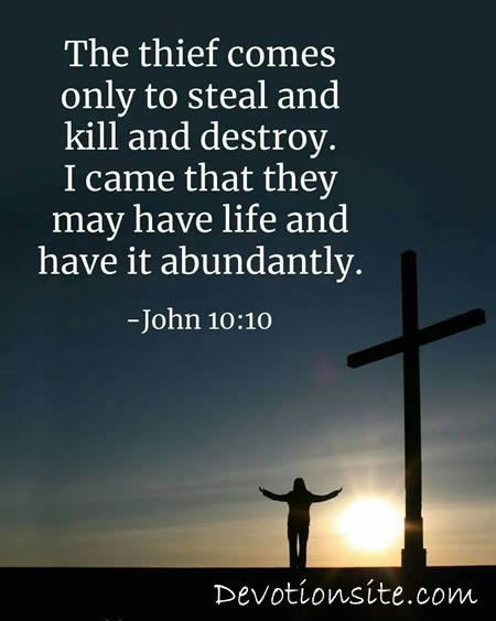 Daily Bible Verse:- John 10:10