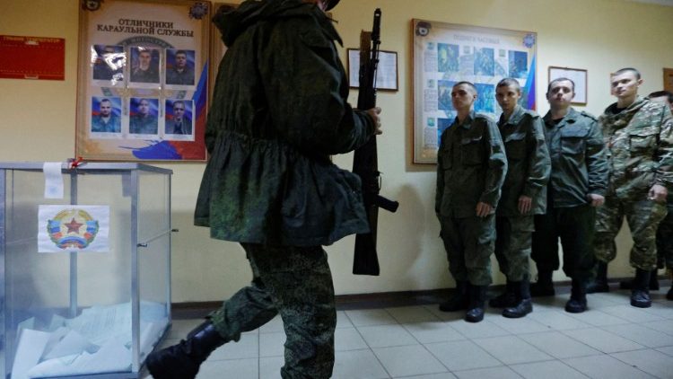 Russia occupied regions of Ukraine hold referendum amid counteroffensive
